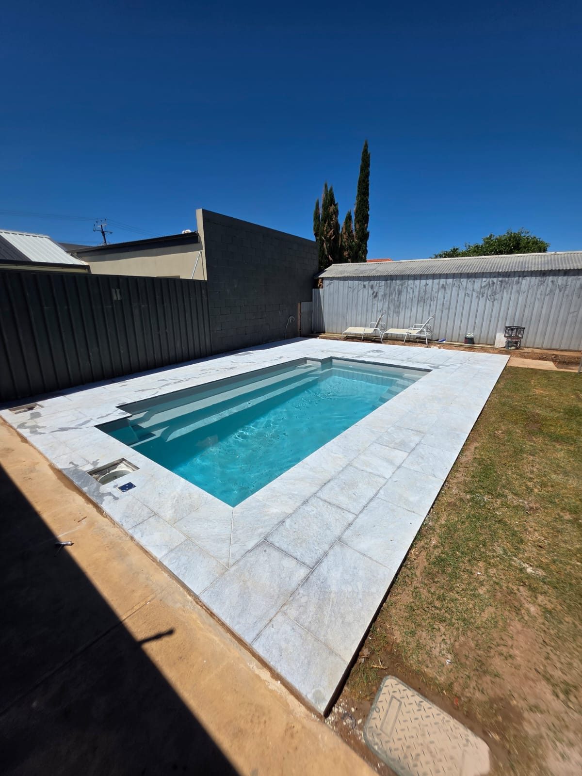 Pool surrounds — real AOI job, Adelaide