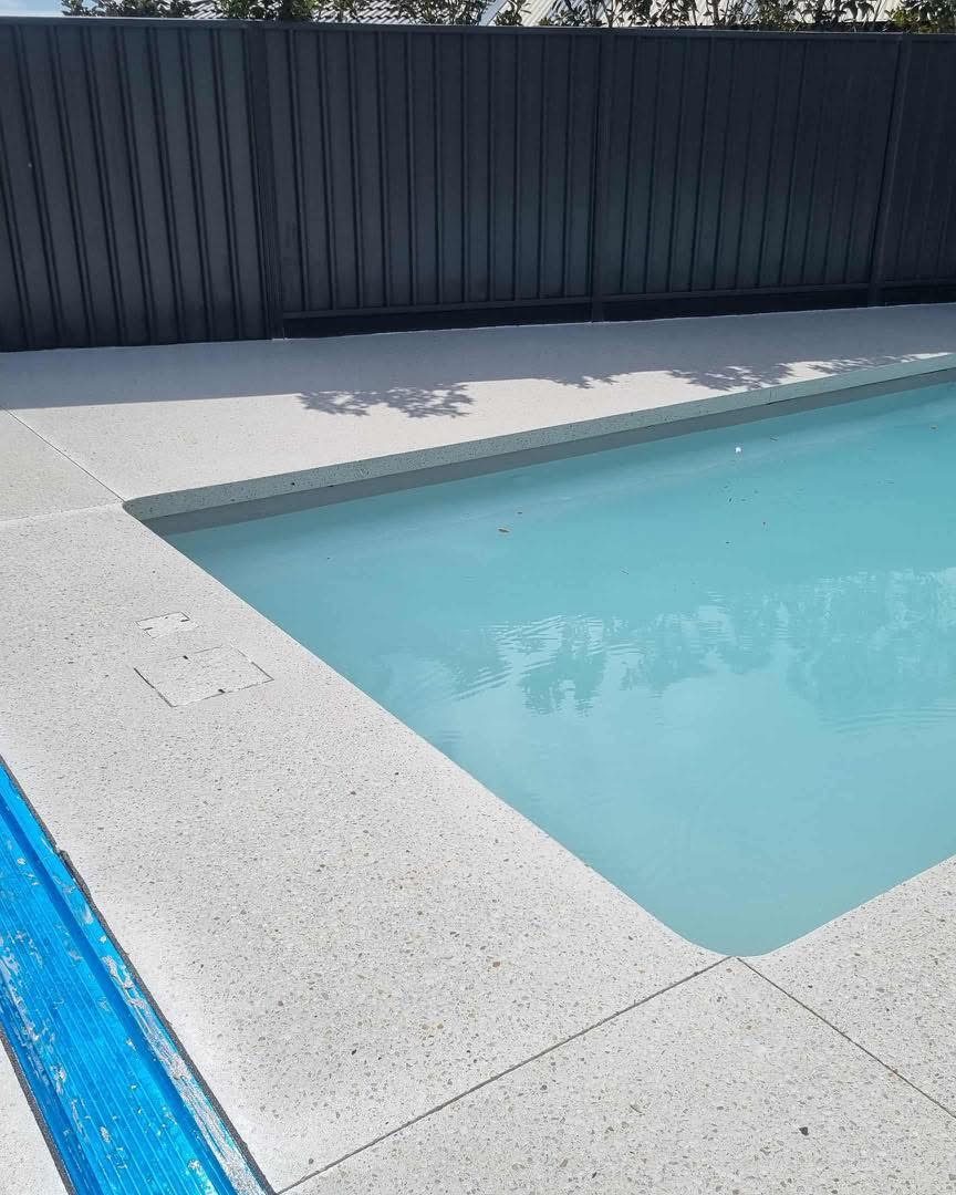 Pool surrounds — real AOI job, Adelaide